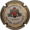 Capsule Maillart Henri Crème, contour or, striée