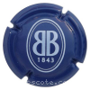 Capsule Besserat De Bellefon Bleu et blanc, 32 mm
