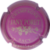 Capsule Poret-Jany Prune et or mat, striée