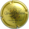 Capsule Canard-Duchene Or et noir, dessin fin, brut en minuscule