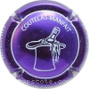 Capsule Coutelas Manfait Violet métallisé et blanc