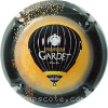 Capsule Gardet  Fond orange, contour noir