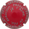 Capsule Lacourte-Guillemart 2013, Rouge, avec inscription