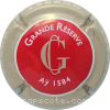 Capsule Gosset  Fond rouge, contour greige, Grande réserve