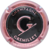 Capsule Gremillet J. M.  Noir, contour rosé