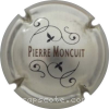 Capsule Moncuit Pierre Fond or pale, noir et marron