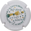 Capsule Mougin Laurent 30 ans, blanc, vert et or