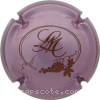 Capsule Mougin Laurent Rosé-violacé et marron