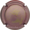 Capsule Mougin Laurent Rosé-violacé et or