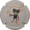 Capsule Mougin Laurent Grenouille de face, fond gris pâle