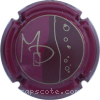 Capsule Mouret Dumangin Bordeaux, marron et or, incription Ludes sur la jupe