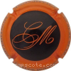 Capsule Moussé Claude Noir, contour orange