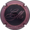 Capsule Moussé Claude Noir, contour rosé