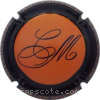 Capsule Moussé Claude Orange, contour noir