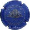 Capsule Moussy Yvon Bleu et or, dessin épais
