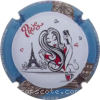Capsule GENERIQUE.  8- 1/5 Contour bleu et marron (Tour Eiffel)