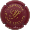 Capsule Leclerc Didier Bordeaux et or