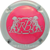Capsule Bourdelois Raymond Fond rose, contour argent