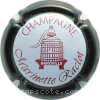 Capsule Raclot Marinette Fond blanc cassé et bordeaux, contour noir