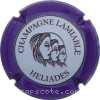 Capsule Lamiable Contour violet, en relief