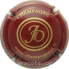 Capsule Desruets Joseph Marron-bordeaux et or