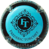 Capsule Torchet Frédéric Bleu ciel, contour noir