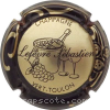 Capsule Lefevre Sébastien Or, contour noir