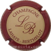 Capsule Lahaye-Berthelot Crème, contour bordeaux