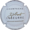 Capsule Leseurre Gilbert Blanc; noir et or