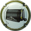 Capsule Marina D. Sacoche, fond blanc, contour or
