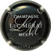 Capsule Mérat Luc Noir et argent, initiales