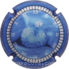 Capsule GENERIQUE. 2021, Joyeuses Fêtes, contour bleu métallisé