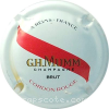 Capsule Mumm Cordon rouge circulaire, fond blanc