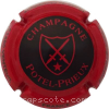 Capsule Potel-Prieux Noir, contour rouge