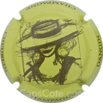 Capsule Cheurlin-Dangin d- Champenoise, jaune et marron