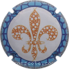 Capsule Guillette-Brest  8- Contour bleu et bleu foncé, Lys orange