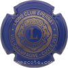 Capsule Lion's Club Epernay Cuvée 2010- Contour bleu 