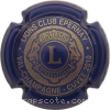 Capsule Lion's Club Epernay Cuvée 2010- Contour bleu foncé