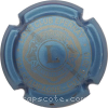 Capsule Lion's Club Epernay Cuvée 2010- Contour bleu métallisé