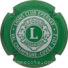 Capsule Lion's Club Epernay Cuvée 2012- Contour vert 