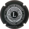 Capsule Lion's Club Epernay Cuvée 2012- Contour vert foncé