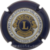 Capsule Lion's Club Epernay 33ème Loto 2016, a- Contour bleu foncé