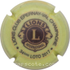 Capsule Lion's Club Epernay 34ème Loto 2017, a- Contour jaune