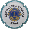Capsule Lion's Club Epernay 1958-2018, 60 ans, Contour turquoise