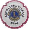 Capsule Lion's Club Epernay 1958-2018, 60 ans, Contour rose