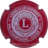 Capsule Lion's Club Epernay Cuvée 2011- Rouge et blanc