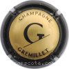 Capsule Gremillet J. M.  Or et noir, contour noir