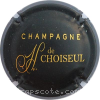 Capsule H de Choiseul Noir mat et or jaune