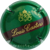 Capsule Casters Louis Vert, bande marron