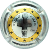 Capsule Nowack Chypre 1 Euro, cercle or